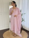 2NEW ARRIVAL PURE COTTON EMBROIDERY WORK TOP BOTTOM WITH DUPATTA FESTIVE WEAR WHOLESALE PRICE ETHNIC GARMENT (6)