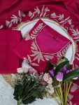 2RICH LOOK VICHITRA SILK SEQUENCE EMBROIDERY WORK TOP BOTTOM WITH DUPATTA FESTIVE WEAR WHOLESALE PRICE ETHNIC GARMENT (15)
