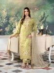 DESIGNER JIMMY CHOO EMBROIDERY SEQUENCE WORK TOP PALAZZO WITH DUPATTA PISTA
