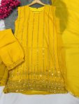 3LATEST GEORGETTE EMBROIDERY WORK TOP SHARARA WITH DUPATTA FESTIVE WEAR WHOLESLAE PRICE ETHNIC GARMENT (10)