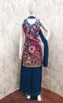 3NEW ARRIVAL FAUX GEORGETTE SEQUENCE EMBROIDERY WORK TOP PALAZZO WITH DUPATTA FESTIVE WEAR WHOLESALE PRICE ETHNIC GARMENT (40)