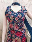 3NEW ARRIVAL FAUX GEORGETTE SEQUENCE EMBROIDERY WORK TOP PALAZZO WITH DUPATTA FESTIVE WEAR WHOLESALE PRICE ETHNIC GARMENT (40)