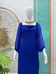3RICH LOOK GEORGETTE PLAIN WITH BALOON SLEEVES TOP BOTTOM SET PARTY WEAR WHOLESALE PRICE ETHNIC GARMENT (4)