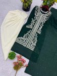 5DESIGNER CHINON SILK EMBROIDERY SEQUENCE WORK TOP DHOTI WITH DUPATTA FESTIVE WEAR WHOLESALE PRICE ETHNIC GARMENT (8)