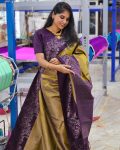 ATTRACTIVE BANARASI SOFT SILK GOLD ZARI WEAVING SAREE WITH UNSTITCHED BLOUSE WEDDING WEAR WHOLESALE PRICE ETHNIC GARMENT (2)