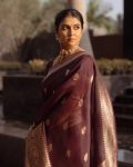ATTRACTIVE BANARASI SOFT SILK GOLD ZARI WEAVING WORK SAREE WITH UNSTITCHED BLOUSE FESTIVAL WEAR WHOLESALE PRICE ETHNIC GARMENT (2)
