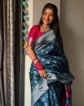 ATTRACTIVE BANARASI SOFT SILK SILVER ZARI WEAVING WORK SAREE WITH UNSTITCHED BLOUSE FESTIVAL WEAR WHOLESALE PRICE ETHNIC GARMENT (7)