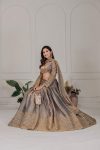 ATTRACTIVE FENDY SILK EMBROIDERY CODING SEQUENCE WORK LEHENGA CHOLI WITH DUPATTA PARTY WEAR WHOLESALE PRICE ETHNIC GARMENT (3)