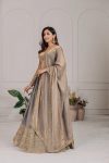 ATTRACTIVE FENDY SILK EMBROIDERY CODING SEQUENCE WORK LEHENGA CHOLI WITH DUPATTA PARTY WEAR WHOLESALE PRICE ETHNIC GARMENT (3)