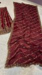 ATTRACTIVE KASTURI SILK SEQUENCE ZARI WORK LEHENGA CHOLI WITH DUPATTA PARTY WEAR WHOLESALE PRICE ETHNIC GARMENT (5)