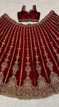 ATTRACTIVE KASTURI SILK SEQUENCE ZARI WORK LEHENGA CHOLI WITH DUPATTA PARTY WEAR WHOLESALE PRICE ETHNIC GARMENT (5)