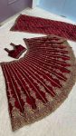 ATTRACTIVE KASTURI SILK SEQUENCE ZARI WORK LEHENGA CHOLI WITH DUPATTA PARTY WEAR WHOLESALE PRICE ETHNIC GARMENT (5)