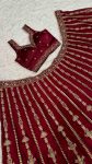 ATTRACTIVE KASTURI SILK SEQUENCE ZARI WORK LEHENGA CHOLI WITH DUPATTA PARTY WEAR WHOLESALE PRICE ETHNIC GARMENT (5)