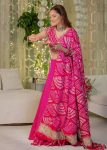 ATTRACTIVE MUSLIN SILK DIGITAL PRINTED LACE WORK LEHENGA CHOLI WITH DUPATTA RANI