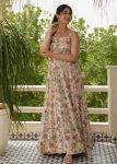 ATTRACTIVE RAYON PRINTED ONE PIECE WHITE