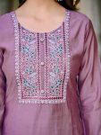 ATTRACTIVE ROMAN SILK EMBROIDERY SEQUENCE WORK TOP BOTTOM WITH DUPATTA PARTY WEAR WHOLESALE PRICE ETHNIC GARMENT (3)