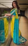 ATTRACTIVE SOFT LICHI SILK JACQUARD WORK SAREE WITH UNSTITCHED BLOUSE PARTY WEAR WHOLESALE PRICE ETHNIC GARMENT (5)