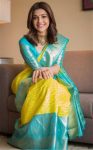 ATTRACTIVE SOFT LICHI SILK JACQUARD WORK SAREE WITH UNSTITCHED BLOUSE PARTY WEAR WHOLESALE PRICE ETHNIC GARMENT (5)