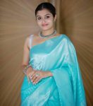 BOLLYWOOD SOFT LICHI SILK JACQUARD SAREE WITH UNSTITCHED BLOUSE PARTY WEAR WHOLESALE PRICE ETHNIC GARMENT (1)