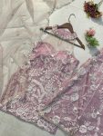 DESIGNER BUTTERFLY NET EMBROIDERY SEQUENCE WORK TOP PALAZZO WITH DUPATTA PARTY WEAR WHOLESALE PRICE ETHNIC GARMENT (2)