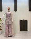 DESIGNER BUTTERFLY NET EMBROIDERY SEQUENCE WORK TOP PALAZZO WITH DUPATTA PARTY WEAR WHOLESALE PRICE ETHNIC GARMENT (2)