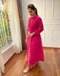 DESIGNER CHANDERI EMBROIDERY WORK TOP BOTTOM WITH DUPATTA FESTIVE WEAR WHOLESALE PRICE ETHNIC GARMENT (2)