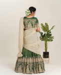 DESIGNER CHENT CREPE KALAMKARI PRINTED LEHENGA CHOLI WITH DUPATTA WEDDING WEAR WHOLESALE PRIC ETHNIC GARMENT (4)