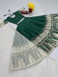 DESIGNER CHENT CREPE KALAMKARI PRINTED LEHENGA CHOLI WITH DUPATTA WEDDING WEAR WHOLESALE PRIC ETHNIC GARMENT (4)
