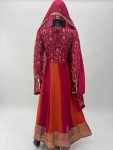 DESIGNER CHINON EMBROIDERY WORK GOWN WITH DUPATTA PARTY WEAR WHOLESALE PRICE ETHNIC GARMENT (4)