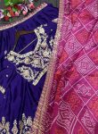 DESIGNER CHINON GOTA PATTI EMBROIDERY WORK LEHENGA CHOLI WITH DUPATTA PARTY WEAR WHOLESALE PRICE ETHNIC GARMENT (1)