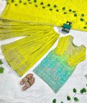 DESIGNER CHINON PRINTED SEQUENCE EMBROIDERY WORK TOP PALAZZO WITH DUPATTA PARTY WEAR WHOLESALE PRICE ETHNIC GARMENT (3)
