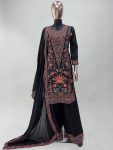 DESIGNER CHINON SEQUENCE EMBROIDERY WORK TOP PALAZZO WITH DUPATTA PARTY WEAR WHOLESALE PRICE ETHNIC GARMENT (3)