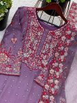 DESIGNER CHINON SILK EMBROIDERY SEQUENCE AND MOTI WORK TOP PALAZZO WITH DUPATTA FESTIVE WEAR WHOLESALE PRICE ETHNIC GARMENT (4)