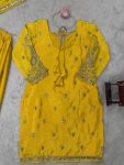 DESIGNER CHINON SILK EMBROIDERY SEQUENCE WORK TOP PALAZZO WITH DUPATTA FESTIVE WEAR WHOLESALE PRICE ETHNIC GARMENT (3)