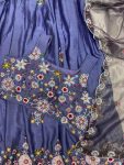 DESIGNER CHINON THREAD SEQUENCE EMBROIDRY WORK LEHENGA CHOLI DUPATTA WITH KOTI PARTY WEAR WHOLESALE PRICE ETHNIC GARMENT (2)