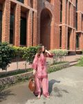 DESIGNER COTTON EMBROIDERY WITH MIRROR HANDWORK AND FANCY LATKAN WORK TOP PALAZZO SET FESTIVE WEAR WHOLESALE PRICE ETHNIC GARMENT (3)