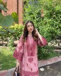DESIGNER COTTON EMBROIDERY WITH MIRROR HANDWORK AND FANCY LATKAN WORK TOP PALAZZO SET FESTIVE WEAR WHOLESALE PRICE ETHNIC GARMENT (3)