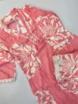 DESIGNER COTTON PRINTED EMBROIDERY HAND WORK NECK DESIGN CO-ORD SET PARTY WEAR WHOLESALE PRICE ETHNIC GARMENT (5)