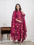 DESIGNER COTTON PRINTED SEQUENCE WORK TOP BOTTOM WITH DUPATTA PARTY WEAR WHOLESALE PRICE ETHNIC GARMENT (7)