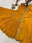 DESIGNER CREEP SILK BEADS HAND WORK WITH SEQUENCE MULTI NEEDLE EMBROIDERY AND ZARI WORK TOP LEHENGA WITH DUPATTA WEDDING WEAR WHOLESALE PRICE ETHNIC GARMENT(13).jpeg