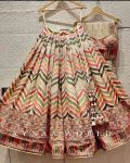 DESIGNER GEORGETTE CHAIN SEQUENCE WORK LEHENGA CHOLI WITH DUPATTA WEDDING WEAR WHOLESALE PRICE ETHNIC GARMENT (3)