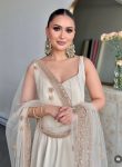 DESIGNER GEORGETTE EMBROIDERY SEQUENCE WORK GOWN BOTTOM WITH DUPATTA PARTY WEAR WHOLESALE PRICE ETHNIC GARMENT (3)