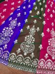DESIGNER GEORGETTE EMBROIDERY SEQUENCE WORK LEHENGA CHOLI WITH DUPATTA PARTY WEAR WHOLESALE PRICE ETHNIC GARMENT (4)