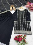DESIGNER GEORGETTE EMBROIDERY SEQUENCE WORK TOP PALAZZO WITH DUPATTA PARTY WEAR WHOLESALE PRICE ETHNIC GARMENT (3)