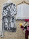 DESIGNER GEORGETTE EMBROIDERY SEQUENCE WORK TOP PALAZZO WITH DUPATTA PARTY WEAR WHOLESALE PRICE ETHNIC GARMENT (4)