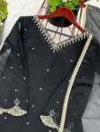 DESIGNER GEORGETTE EMBROIDERY SEQUENCE WORK WITH MOTI WORK TOP PALAZZO WITH DUPATTA FESTIVE WEAR WHOLESALE PRICE ETHNIC GARMENT (2)
