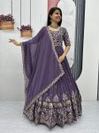 DESIGNER GEORGETTE EMBROIDERY THREAD WORK GOWN WITH DUPATTA FESTIVE WEAR WHOLESALE PRICE ETHNIC GARMENT (10)