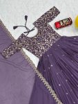 DESIGNER GEORGETTE EMBROIDERY THREAD WORK GOWN WITH DUPATTA FESTIVE WEAR WHOLESALE PRICE ETHNIC GARMENT (10)