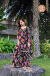 DESIGNER GEORGETTE FLORAL PRINTED EMBROIDERY WORK TOP SHARARA WITH DUPATTA PARTY WEAR WHOLESALE PRICE ETHNIC GARMENT (4)