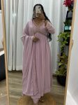 DESIGNER GEORGETTE HANDWORK ALIA CUT GOWN BOTTOM WITH DUPATTA BABY PINK